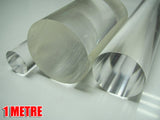 CLEAR RODS (1000MM LENGTH)