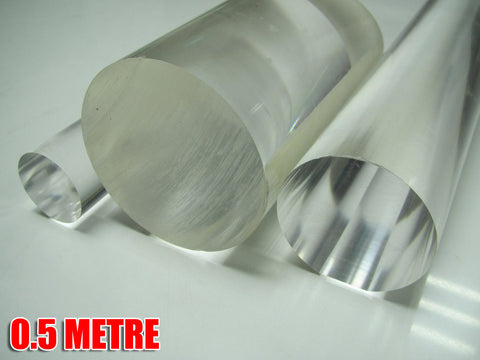 CLEAR RODS (500MM LENGTH)